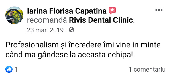 recenzii Rivis Dental Clinic Timişoara-Dumbraviţa-005